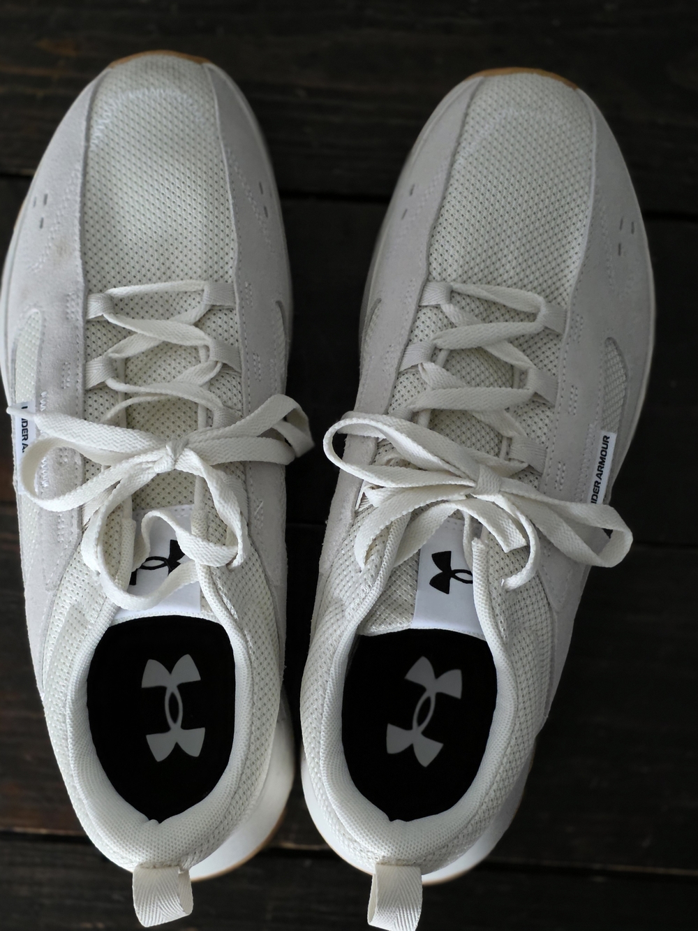 Under Armour Off-White Men's Athletic Sneakers
